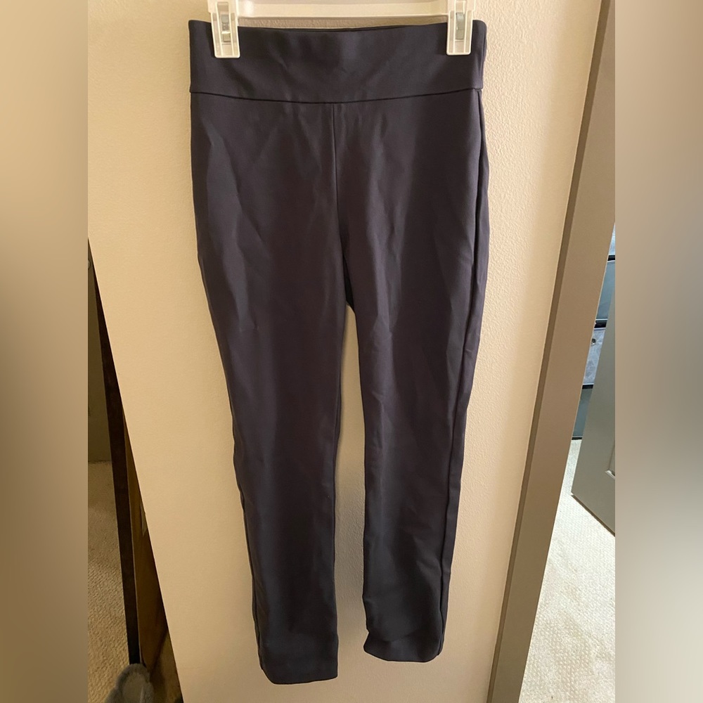 Express high rise columnist straight trousers